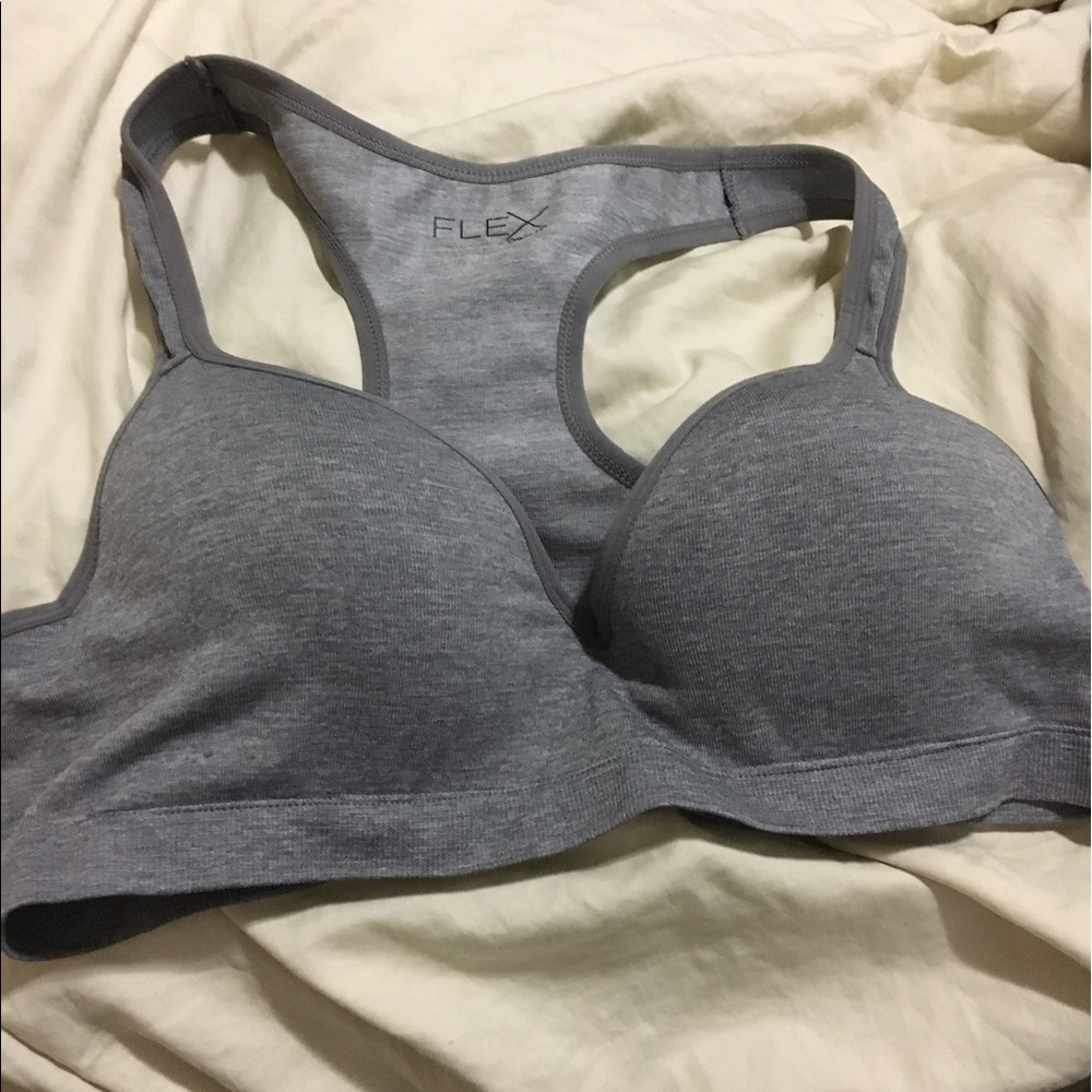 Racerback push-up sports bra
