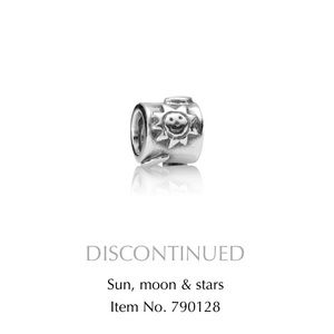 Pandora Sun, Moon, and Stars Charm