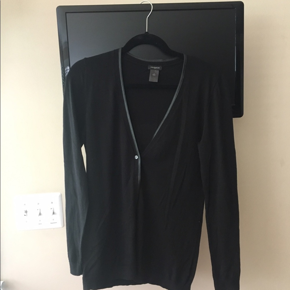 Ann Taylor Black Cardigan