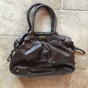 LIGHTLY USED; Hurley Brown purse