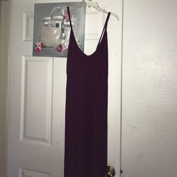 Purple Maxi Dress - Picture 1 of 4