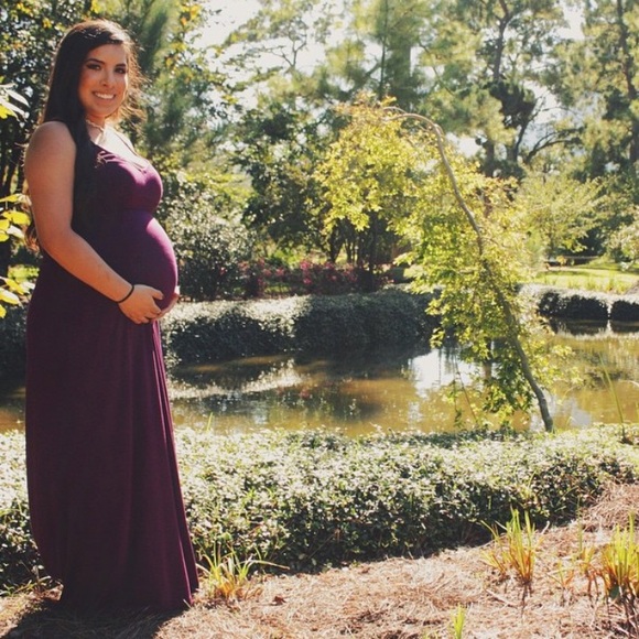 Purple Maxi Dress - Picture 4 of 4