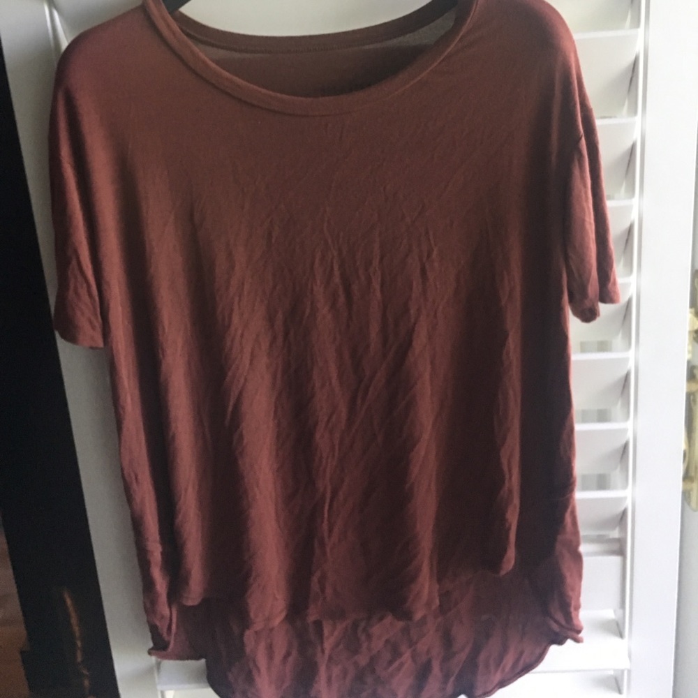 AEO soft and sexy reddish brown t-shirt