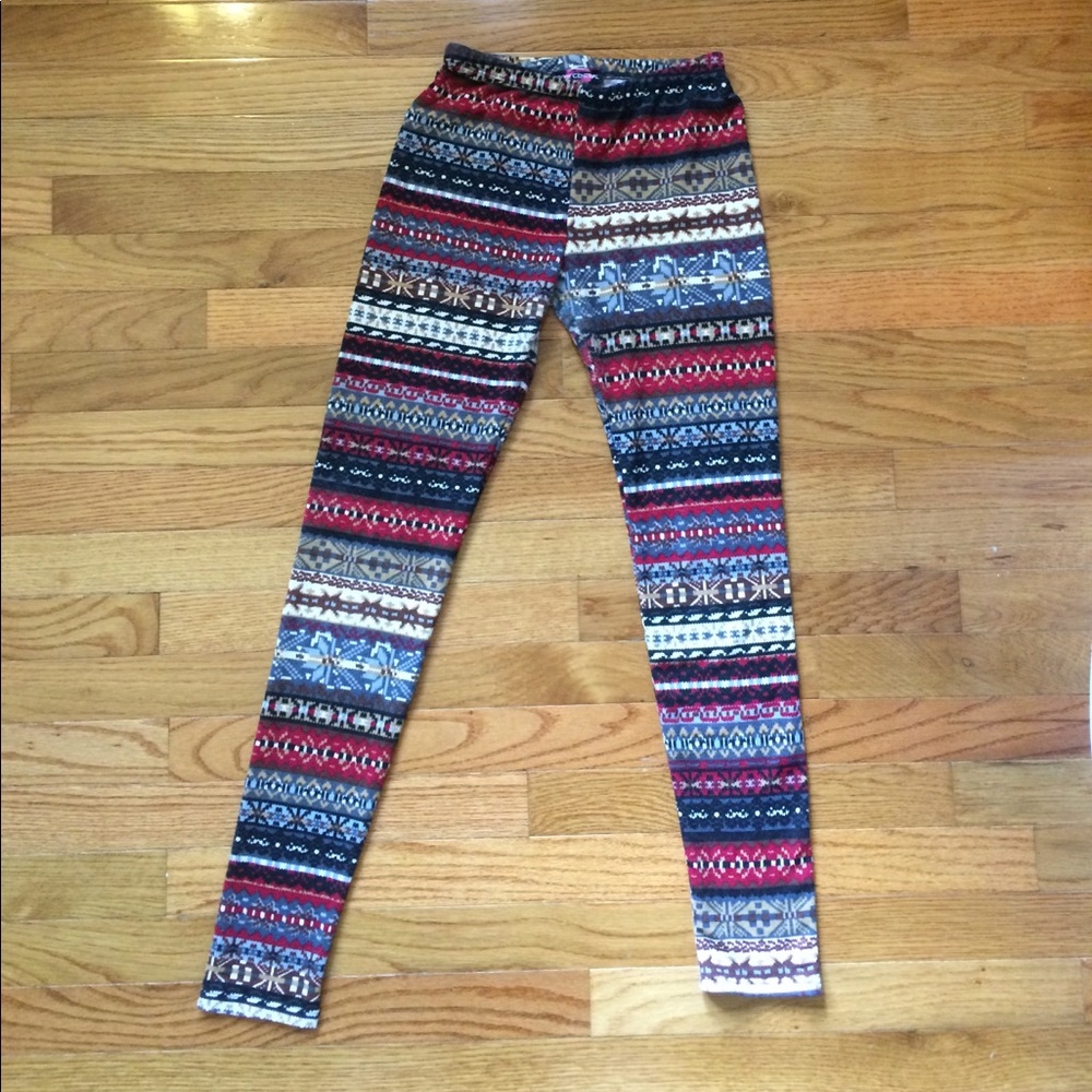 Body Central Sweater Print Leggings