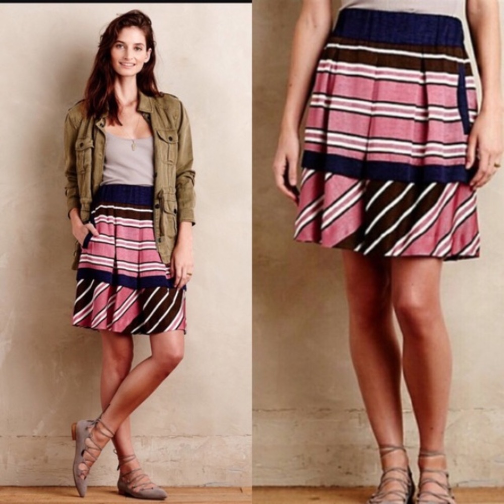 Anthropologie Maeve Ellery Skirt- size 6