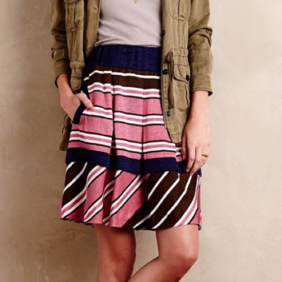 Anthropologie Maeve Ellery Skirt- size 6 - Picture 3 of 5