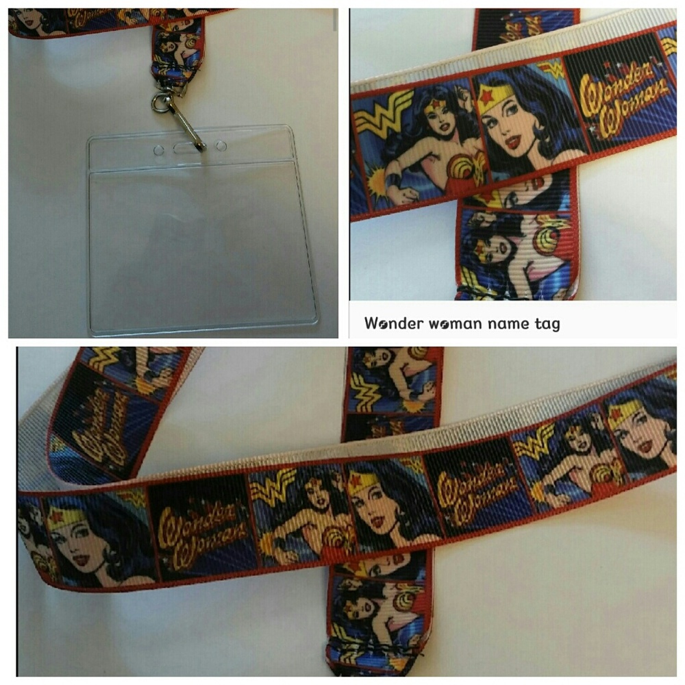 Wonder woman name tag