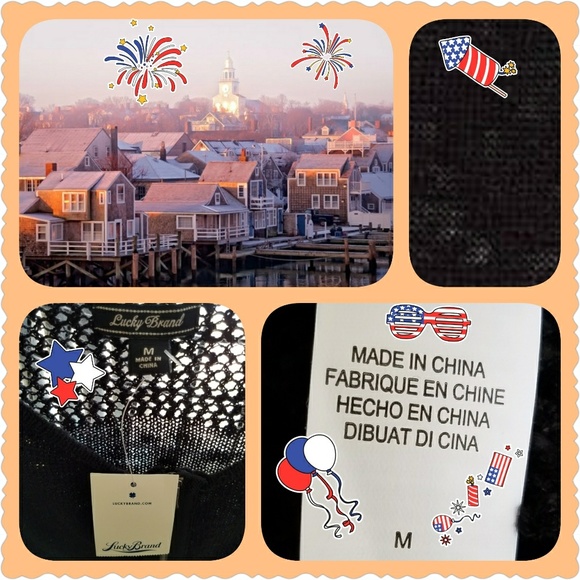 Lucky Brand Mesh Moto Sweater - Picture 4 of 4