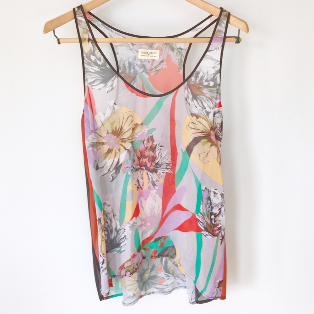 Anthropologie Print Tank