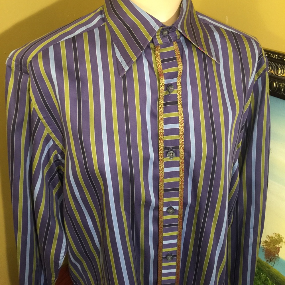 ROBERT GRAHAM SHIRT 100% COTTON
