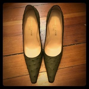 Rare Gianni Milanesi ostrich heels