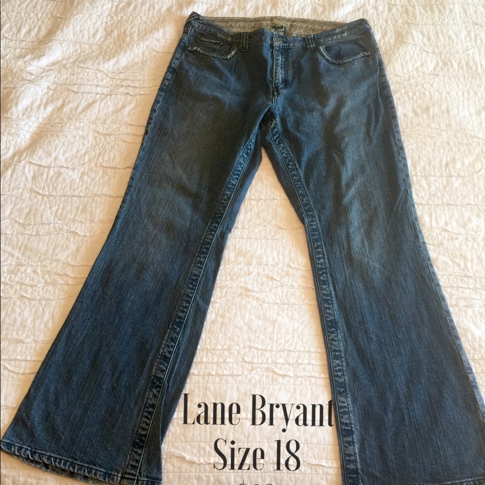 Lane Bryant Size 18 Distressed Jeans