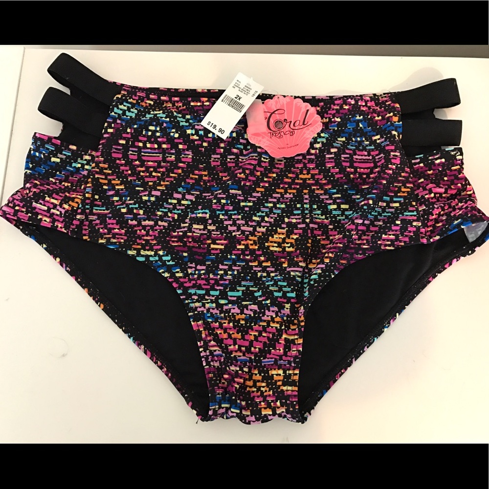 Colorful Pattern swim bottom