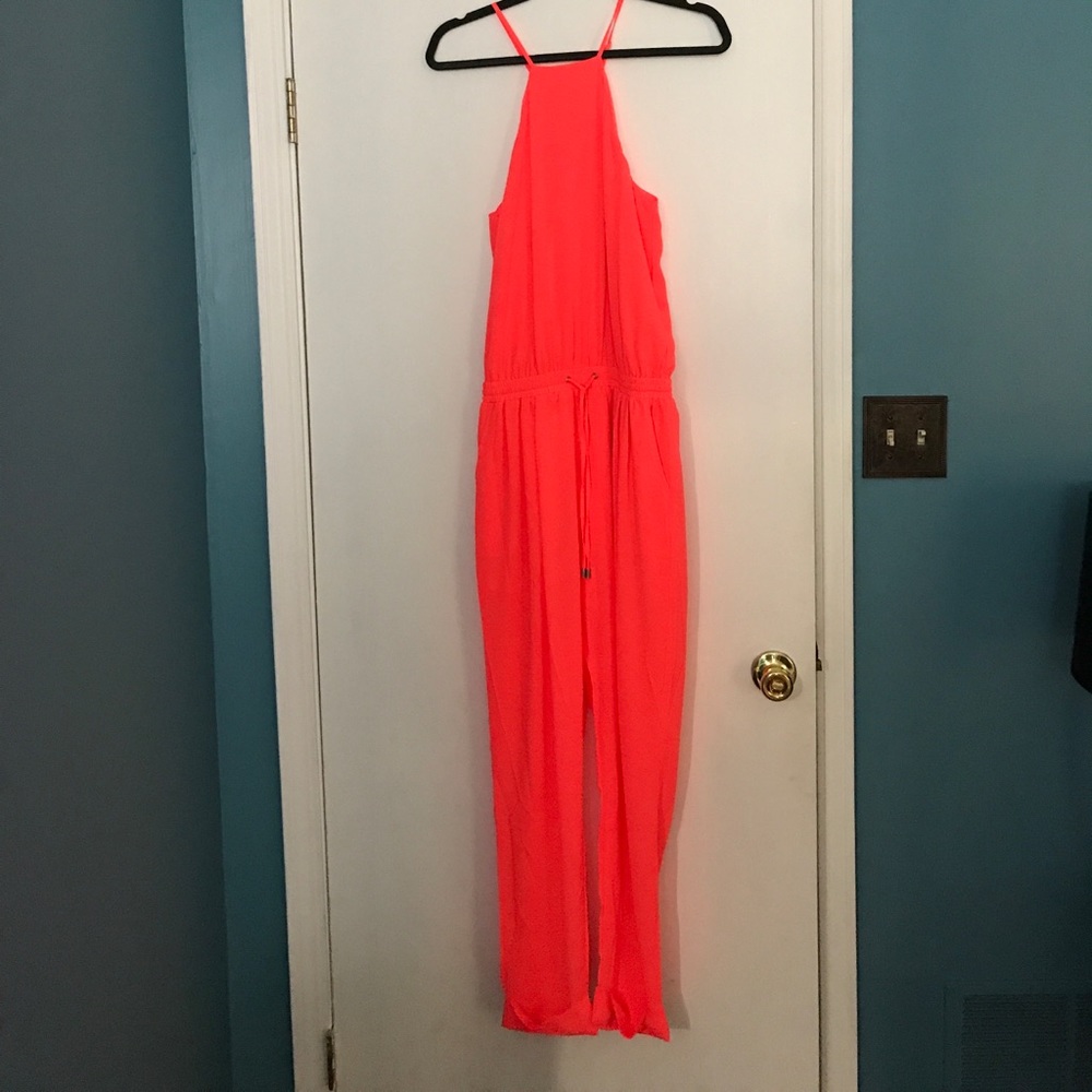 Coral jumpsuit