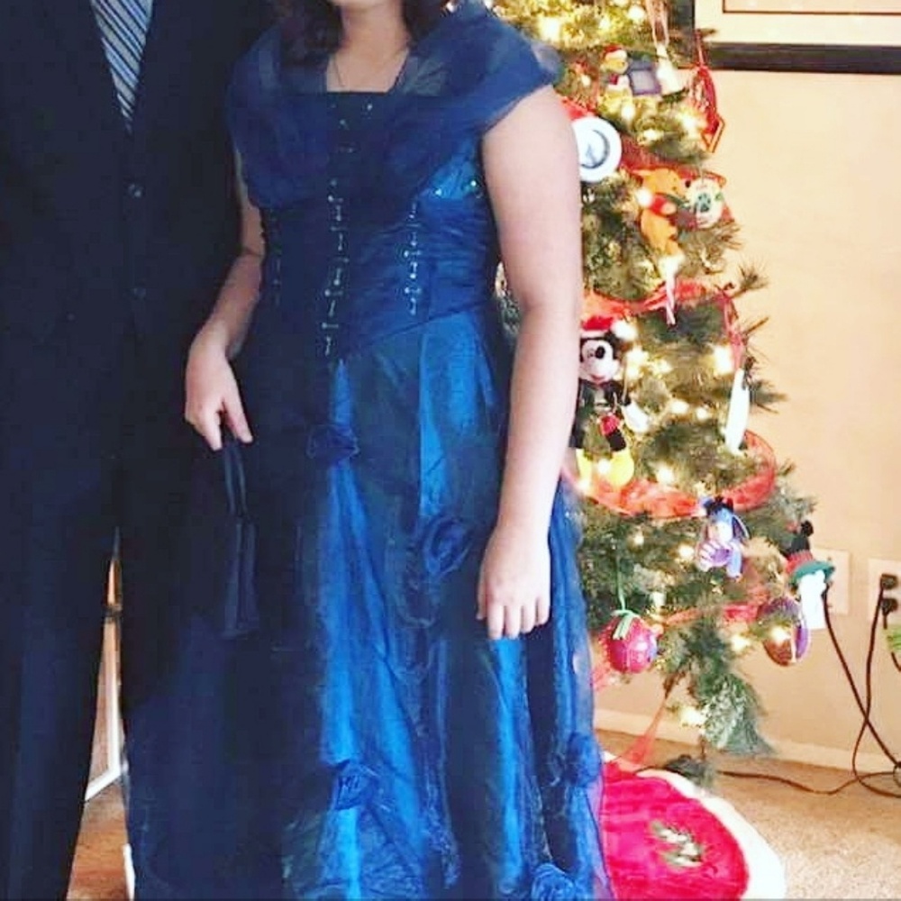 ⭐ HOST PICK ⭐ Royal blue Ballgown dress - Picture 2 of 3