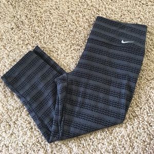 Patterned Nike Dri-Fit Crops