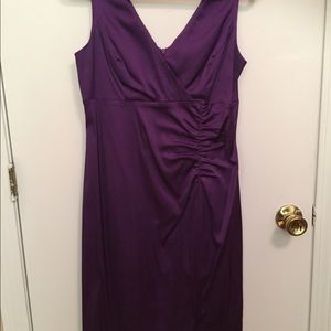 Satin cocktail dress