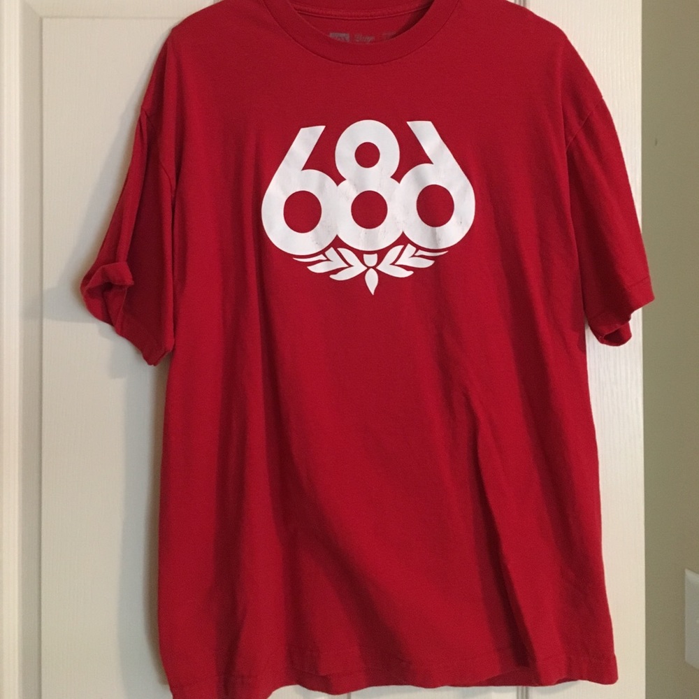 Red 686 tshirt
