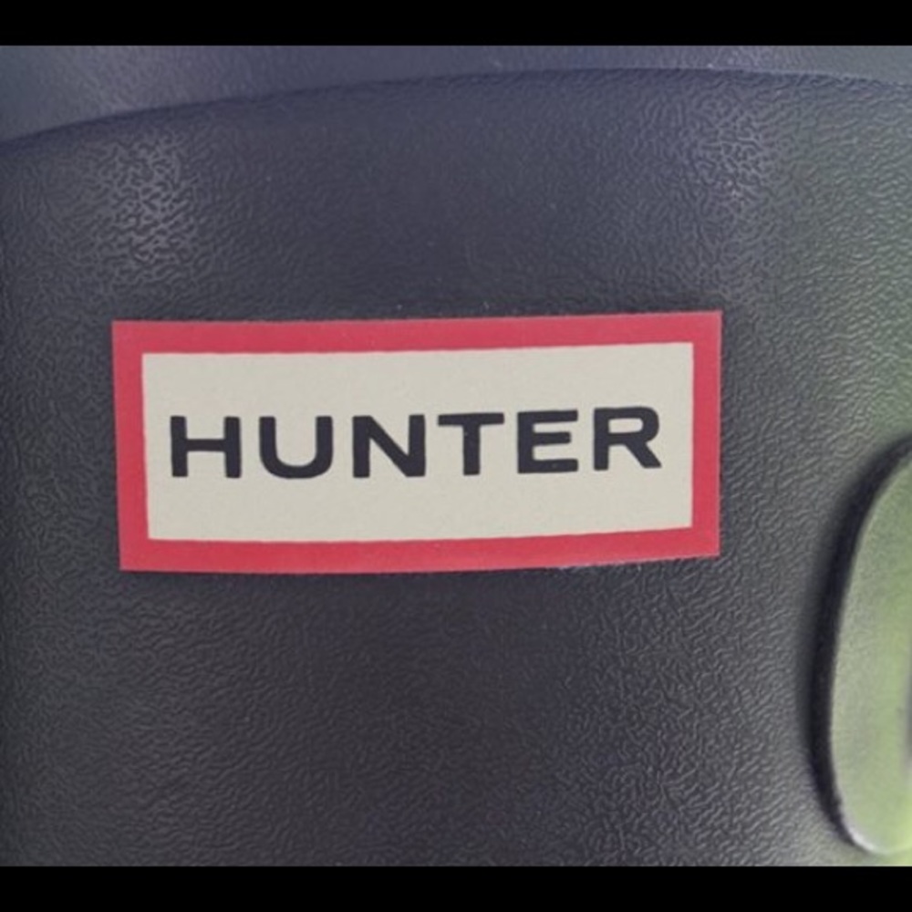 Hunter Black Matte Rain Boots