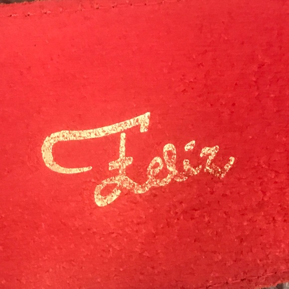 NWOT Italian Ruby Red Leather Wide Belt 33-35" - Picture 5 of 8