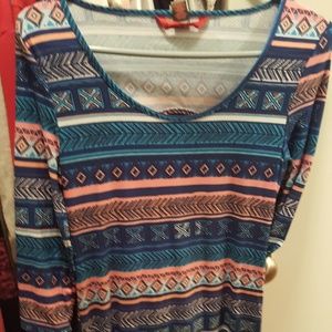 Size large long sleeve maxi dress