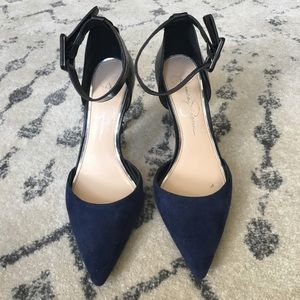 Jessica Simpson color block heels