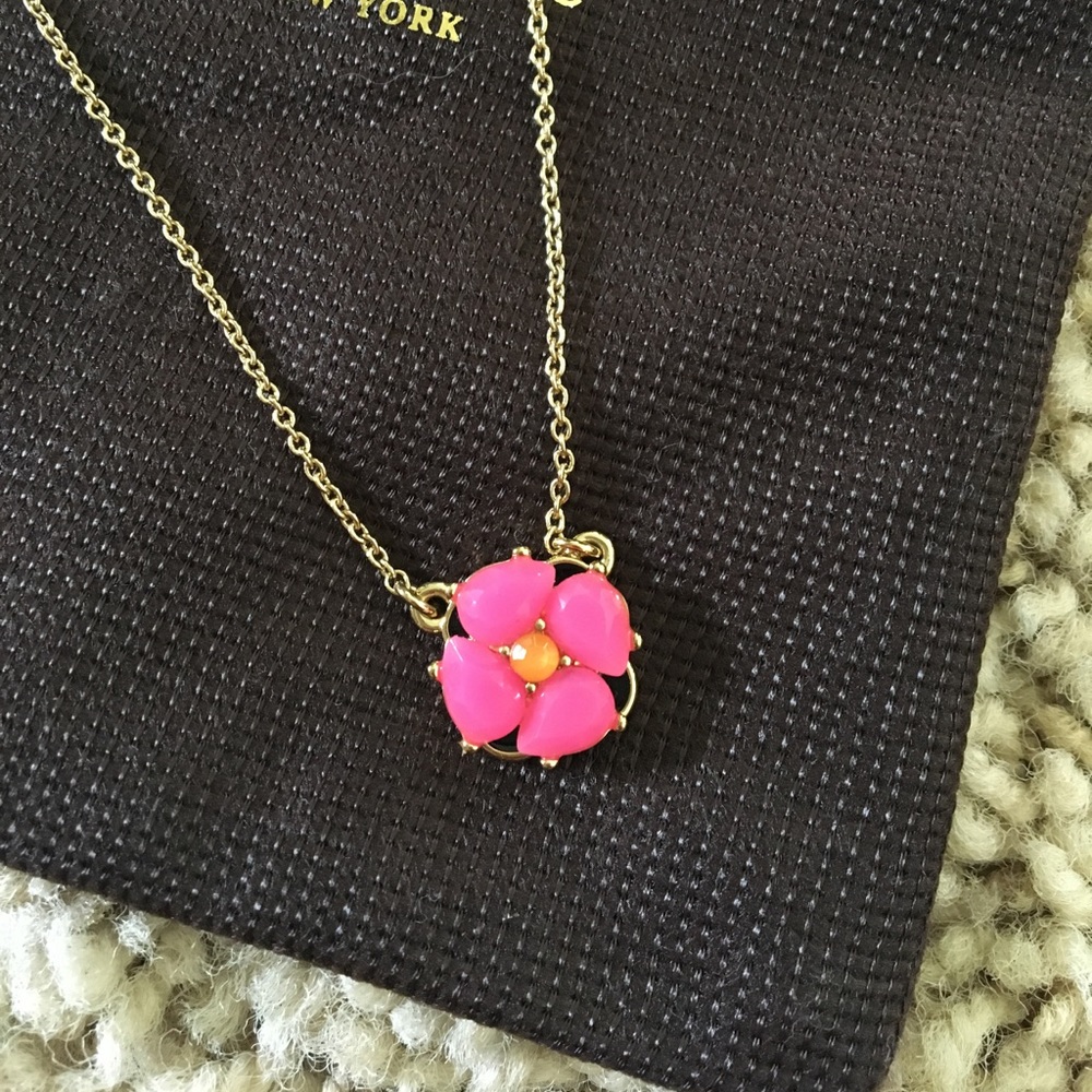 Kate Spade Pink Flower Pendant