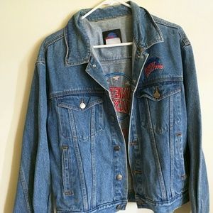 Vtg. Planet Hollywood Houston denim jacket. Medium