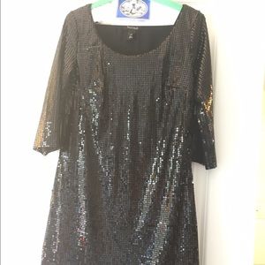 White House Black Market sequined LBD