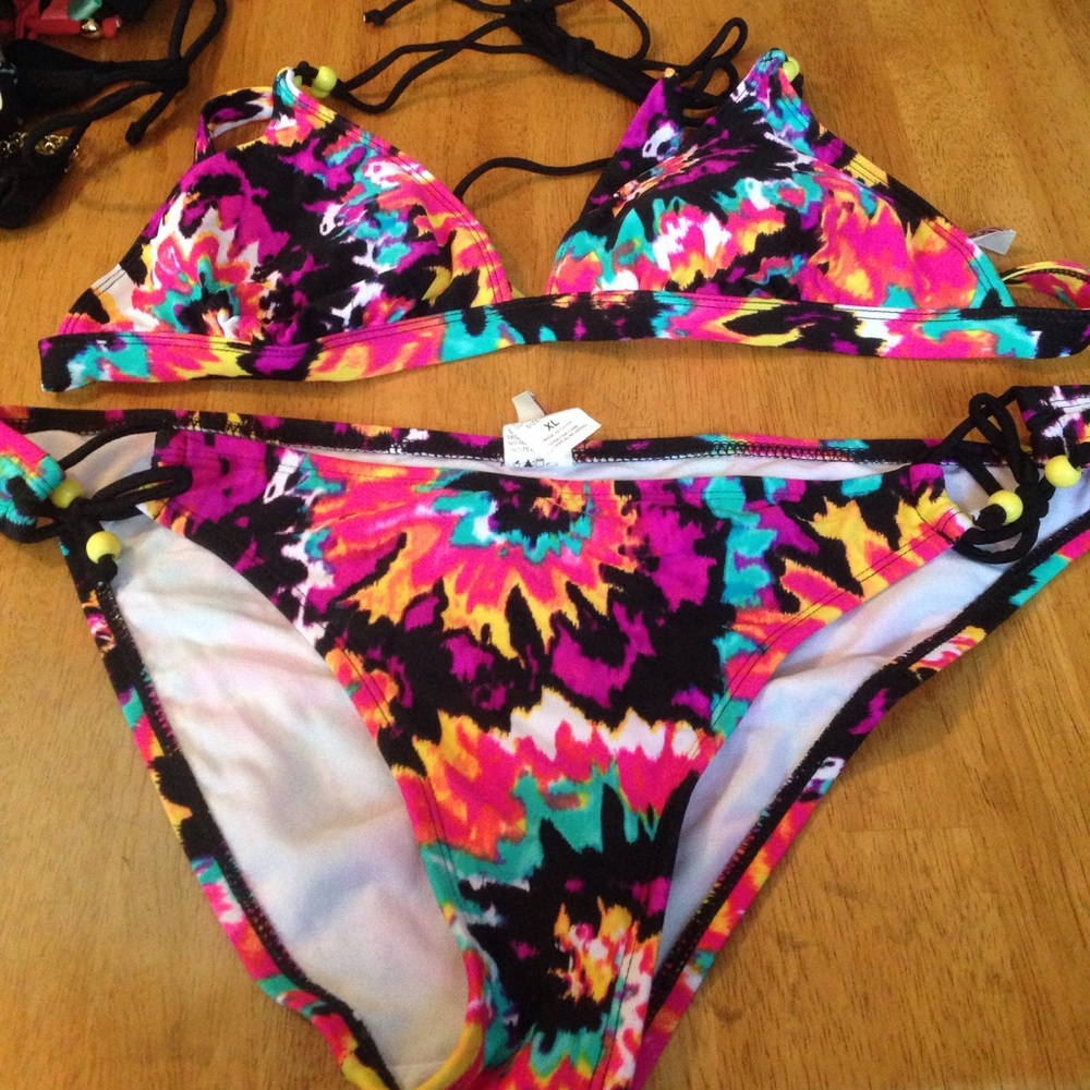 Tie dye bikini