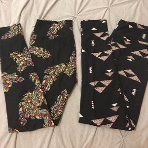Set of Two - LuLaRoe One Size Leggings