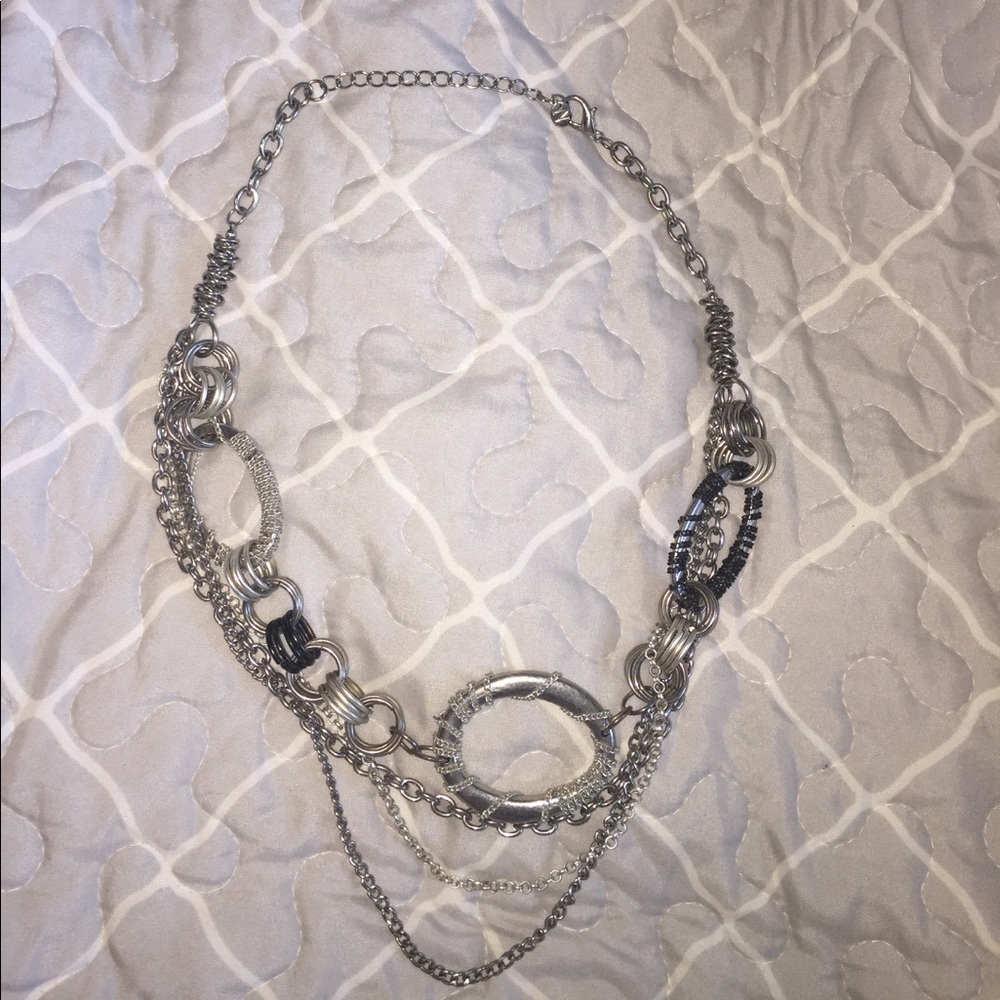 Beautiful multi-strand two toned necklace