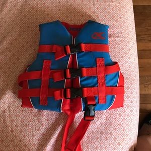 WORN ONCE!! Dbx child's life jacket
