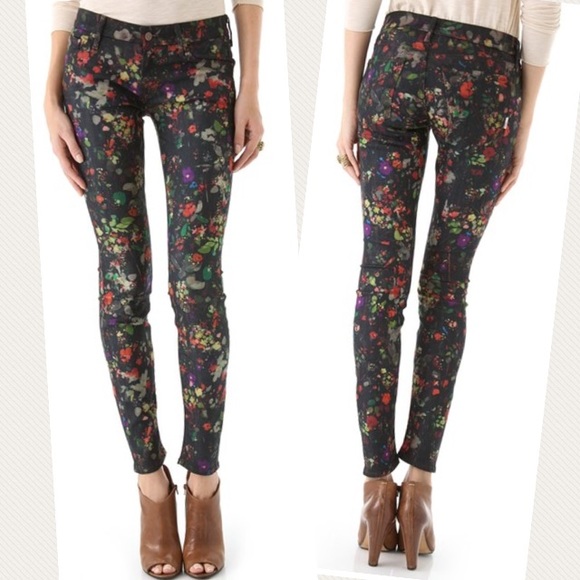 MOTHER Denim - Mother The Looker Magical Forest skinny jeans