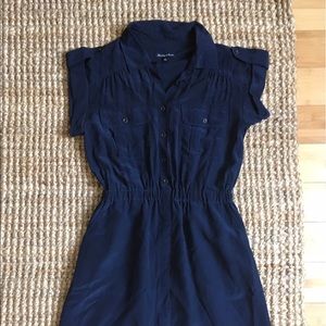 Madewell Silk Shirt Dress Size 2
