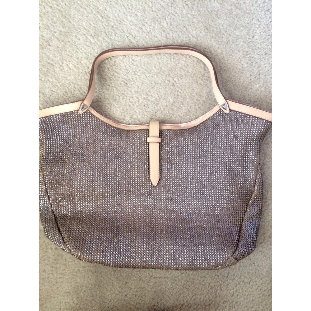 NWOT! Stella & Dot Metallic Tote Bag