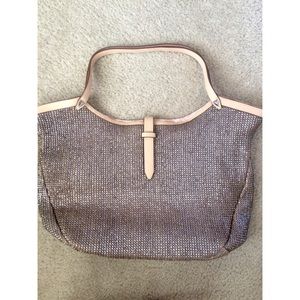 NWOT! Stella & Dot Metallic Tote Bag