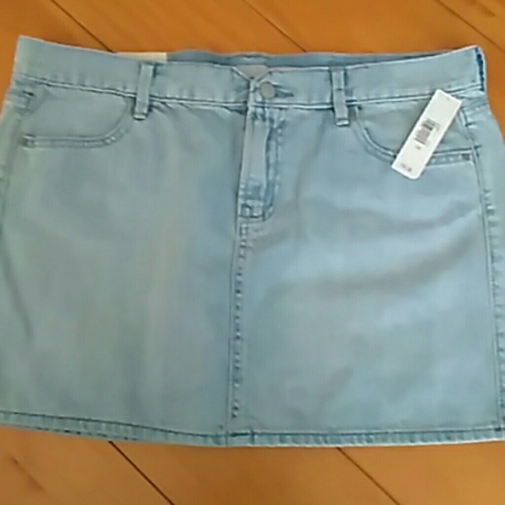 Light blue Mini skirt