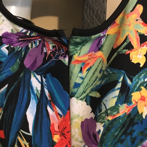Nicole Miller floral dress sz XL no offers - Picture 4 of 6