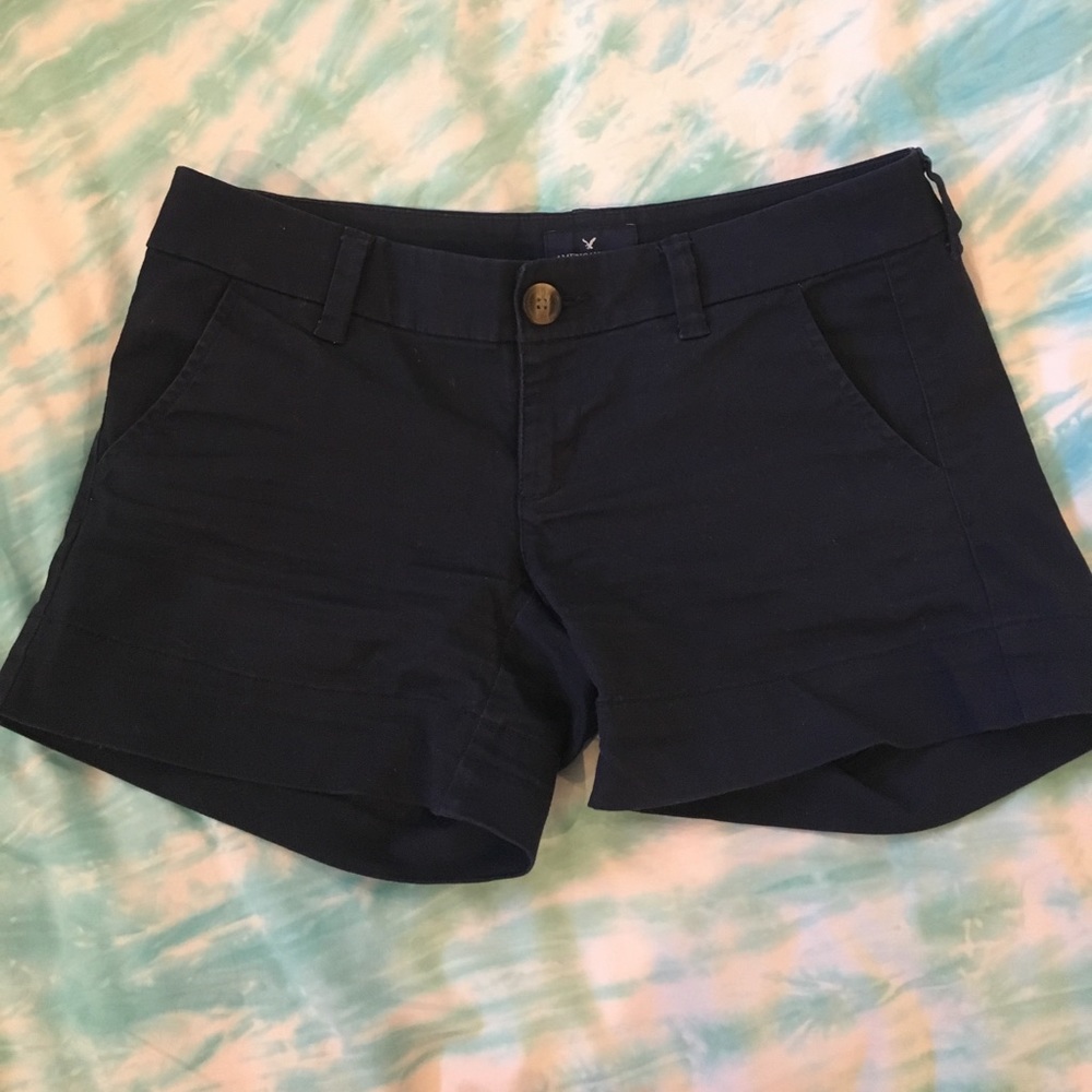 American eagle midi shorts