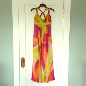 BCBGMaxazria Watercolor dress size 2