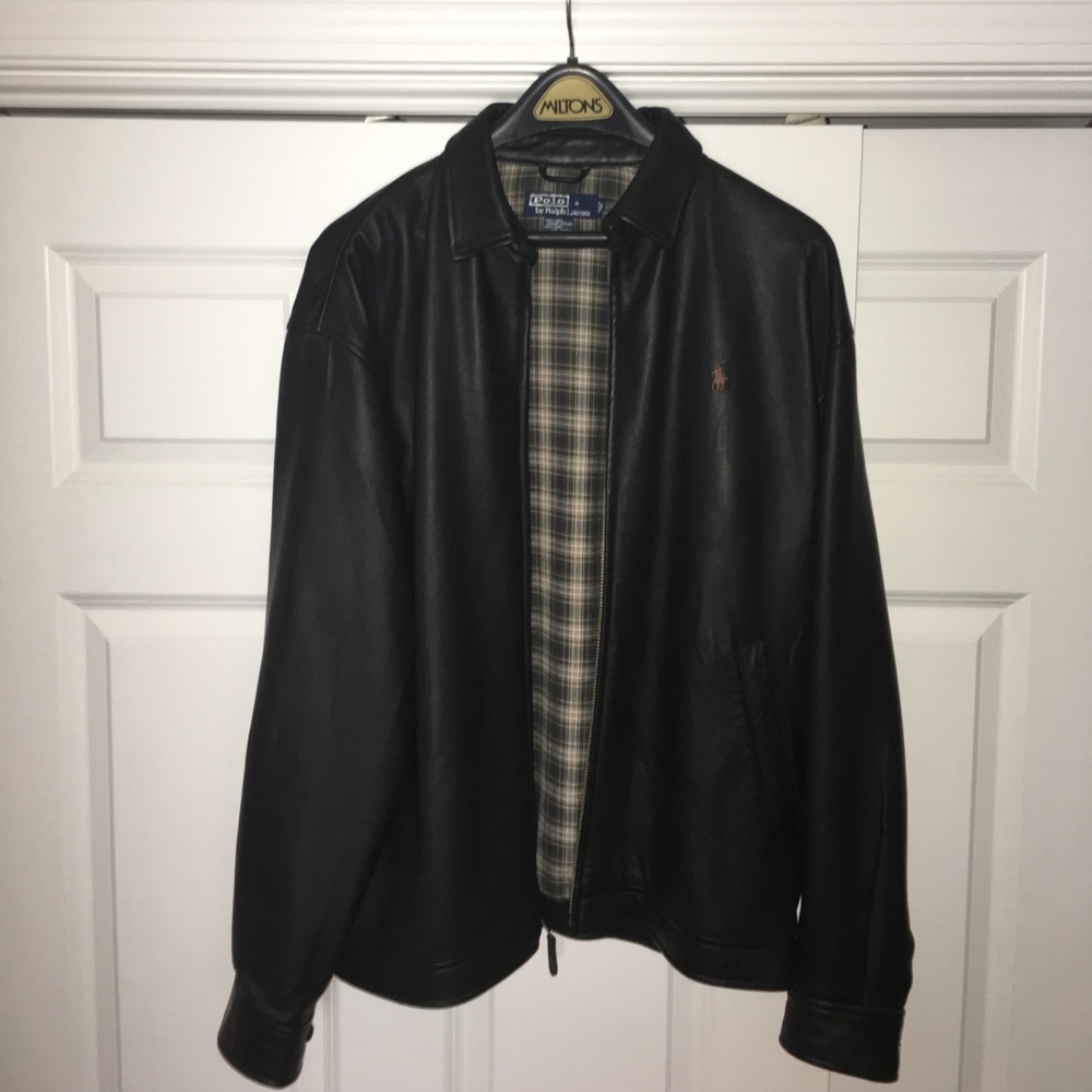 Men's Ralph Lauren Polo Leather Jacket