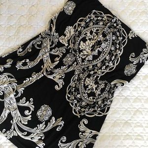 White House Black Market strapless dress