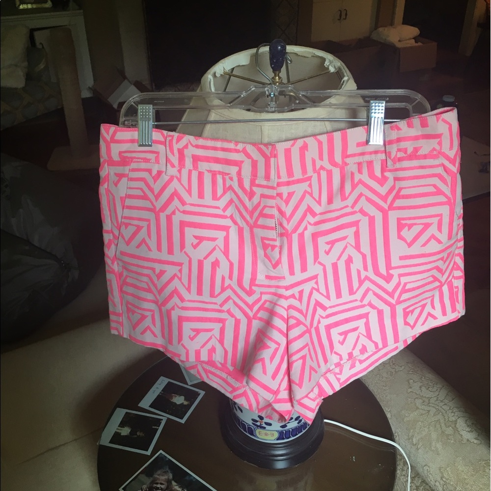 Geometric J. Crew shorts