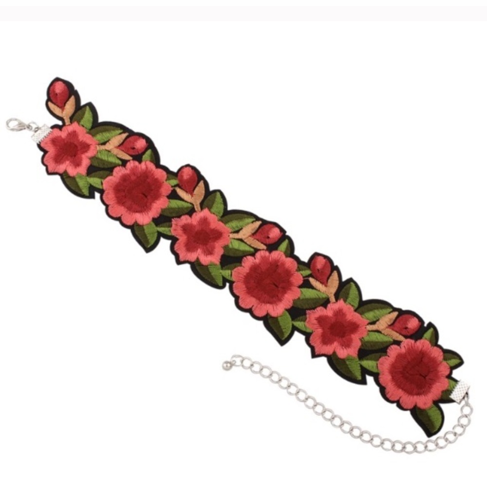 Floral Rose Boho Choker Tattoo - Picture 4 of 4