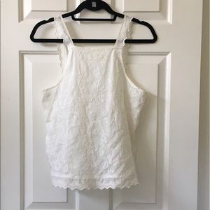 White Embroidered Camisole