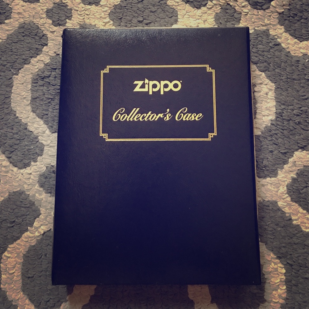 AUTHENTIC ZIPPO LIGHTERS WITH COLLECTORS BOX