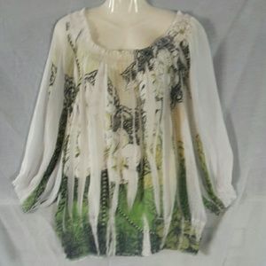 Cato Sheer Pullover Top