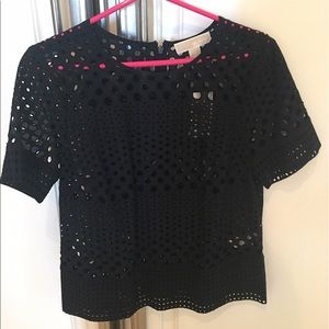 Michael Kors eyelet top