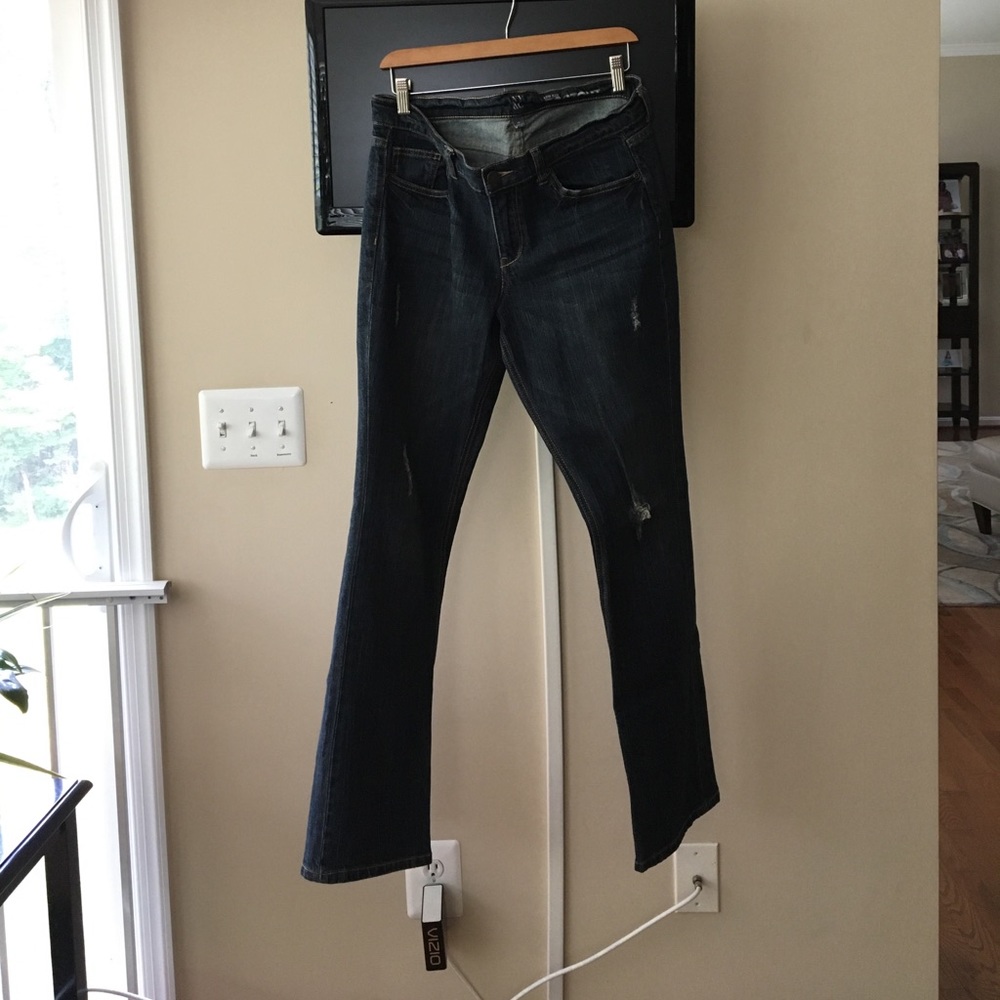 New York and Company low rise Boot Cut Jeans